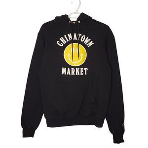Chinatown Market Smiley Face Champion hoodie black size S